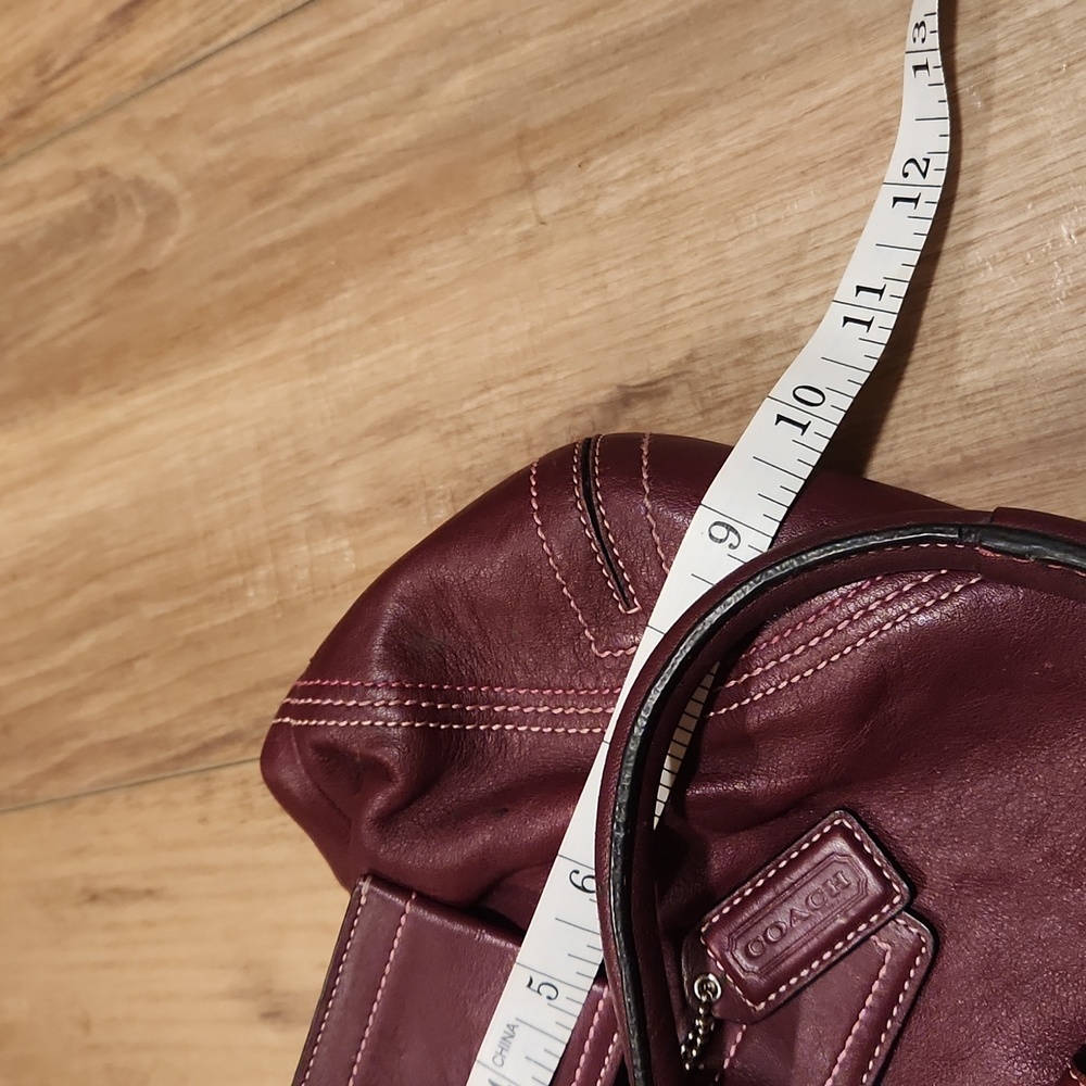 Coach Vintage 2005 Burgandy Leather Soho Hamptons Satchel - Picture 11 of 12